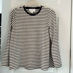 Navy Striped Wells Top Tuckernuck Size S, worn 1x.